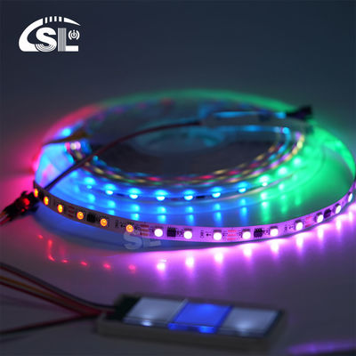 12V WS2811 60Leds Μαγικό Ψηφιακό Πολυχρώμα 5050 Διευθύνσιμο RGB LED Strip Pixel Warm White IP20 Διακοσμητικός ελεγκτής