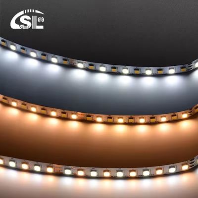 Χαμηλή τάση 3M Δύο χρώματα LED Strip Light 3000k 6500k 120 Led 12V 24V 8W για καθρέφτη