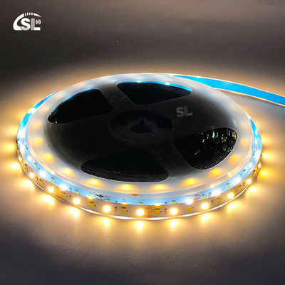 Δύο χρώματα LED Φωτεινές λωρίδες SMD 2835 120D 8mm 1200-1600LM 2700K-6500K 35Copper Ra70