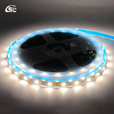 Δύο χρώματα LED Φωτεινές λωρίδες SMD 2835 120D 8mm 1200-1600LM 2700K-6500K 35Copper Ra70
