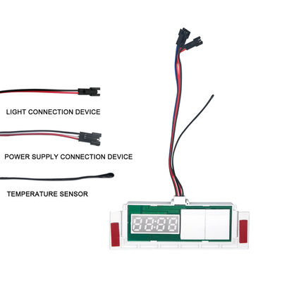 Slim 12V 5A 60W επαγωγικοί διακόπτες Δείκτης θερμοκρασίας χρόνου Defogger LED φως καθρέφτης αισθητήρας αφής Stepless dimmer διακόπτης