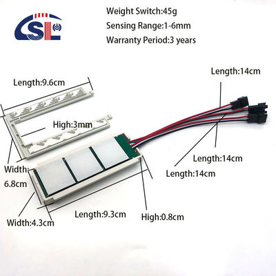 60W 5A DC12V μονόχρωμος διπλός αισθητήρας αφής διακόπτης για καθρέφτη ραντάρ επαγωγικό LED