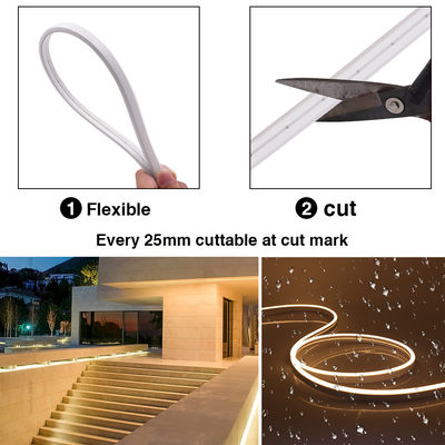 Χρωματιστό διαχωριστικό διακόπτη Neon LED Strip Light με 5V 12V 24V AC220V τροφοδοσία