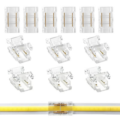 Απεριόριστη μέτρηση πυκνότητας LED COB LED συνδετήρες από ταινία σε σύρμα για σύνδεση 5 8 10 mm