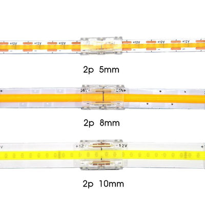 Απεριόριστη μέτρηση πυκνότητας LED COB LED συνδετήρες από ταινία σε σύρμα για σύνδεση 5 8 10 mm