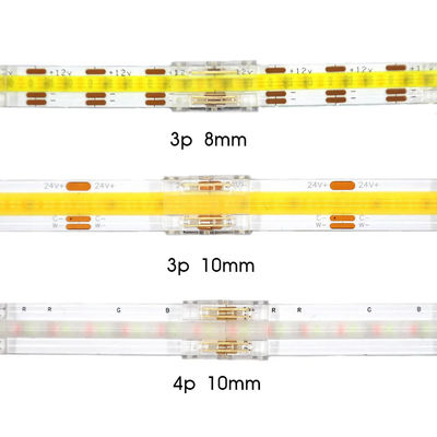 Απεριόριστη μέτρηση πυκνότητας LED COB LED συνδετήρες από ταινία σε σύρμα για σύνδεση 5 8 10 mm