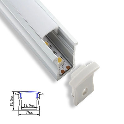 17x8mm τοίχος τοποθετημένο επίπεδο LED αλουμινίου προφίλ για διακόσμηση σπιτιών και φωτισμό κουζίνας
