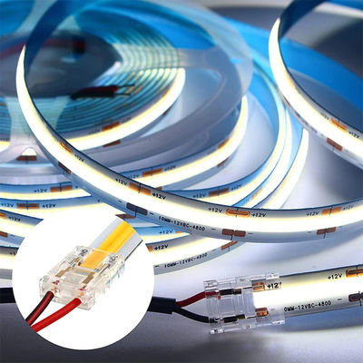 Αδιάβροχοι IP20 COB LED Strip Connectors για 8mm 10mm Strip σε Strip πλαστικό σε σχήμα L
