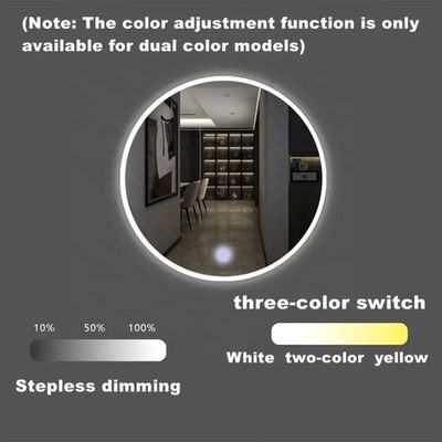 24W Smart LED Dual Touch Dimming Sensor με ενσωματωμένη παροχή ρεύματος για έλεγχο και απομίμηση με ένα/τρία χρώματα