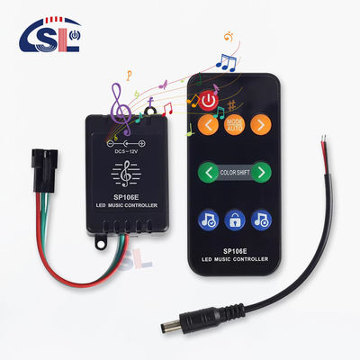 DC5V-12V SP106E 9κλειδιά Μουσικός ελεγκτής για WS2811/WS2812B/6812/1903/6803 LED Tape Easy