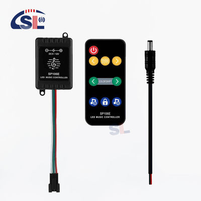 DC5V-12V SP106E 9κλειδιά Μουσικός ελεγκτής για WS2811/WS2812B/6812/1903/6803 LED Tape Easy