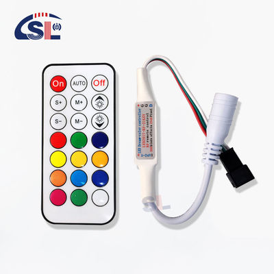 120lm/w Υποστήριξη IC τύπου 12V 21Keys RF τηλεχειριστή ψηφιακού LED για WS2811 WS2812