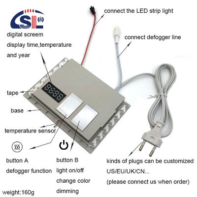 12W/24W/36W Μονό/τρίχρωμος LED αισθητήρας αφής με διακόπτη ελέγχου χρόνου και θερμοκρασίας