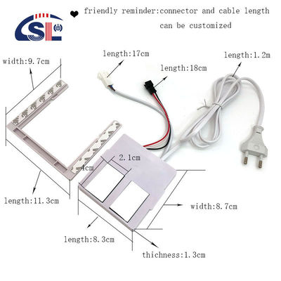 Επίπεδο εξασθένησης Ναι DC 12V 2A 24W Διπλό κουμπί αισθητήρα αφής για έξυπνο καθρέφτη LED