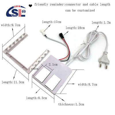 Επίπεδο εξασθένησης Ναι DC 12V 2A 24W Διπλό κουμπί αισθητήρα αφής για έξυπνο καθρέφτη LED