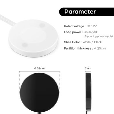 DC12V ξύλινη επιφάνεια έξυπνη LED dimmer χειροκίνητο άγγιγμα Sweep διακόπτη για ντουλάπι DC12V έξοδος