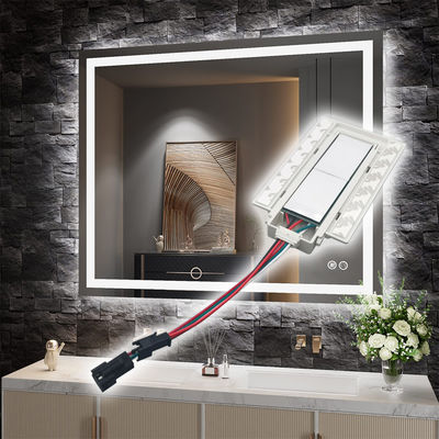 SL 12v Διαχωρισμός Δύο κουμπιά Τρία χρώματα LED Smart Defogger Αισθητήρα ακουστικού διακόπτη 11.8cm*6.6cm*1.3cm