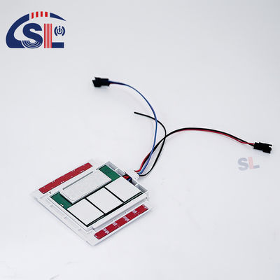 Προσαρμοσμένο DC12V SL Split Triple Button Triple Color Touch Sensor Switch Ράδα Χρόνος Θερμοκρασία Εικονική οθόνη με θρεπτήρα