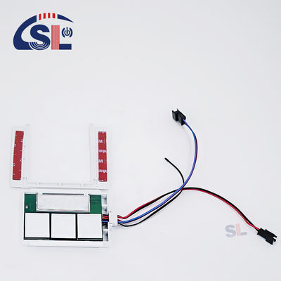 Προσαρμοσμένο DC12V SL Split Triple Button Triple Color Touch Sensor Switch Ράδα Χρόνος Θερμοκρασία Εικονική οθόνη με θρεπτήρα