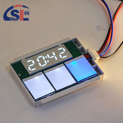 Προσαρμοσμένο DC12V SL Split Triple Button Triple Color Touch Sensor Switch Ράδα Χρόνος Θερμοκρασία Εικονική οθόνη με θρεπτήρα