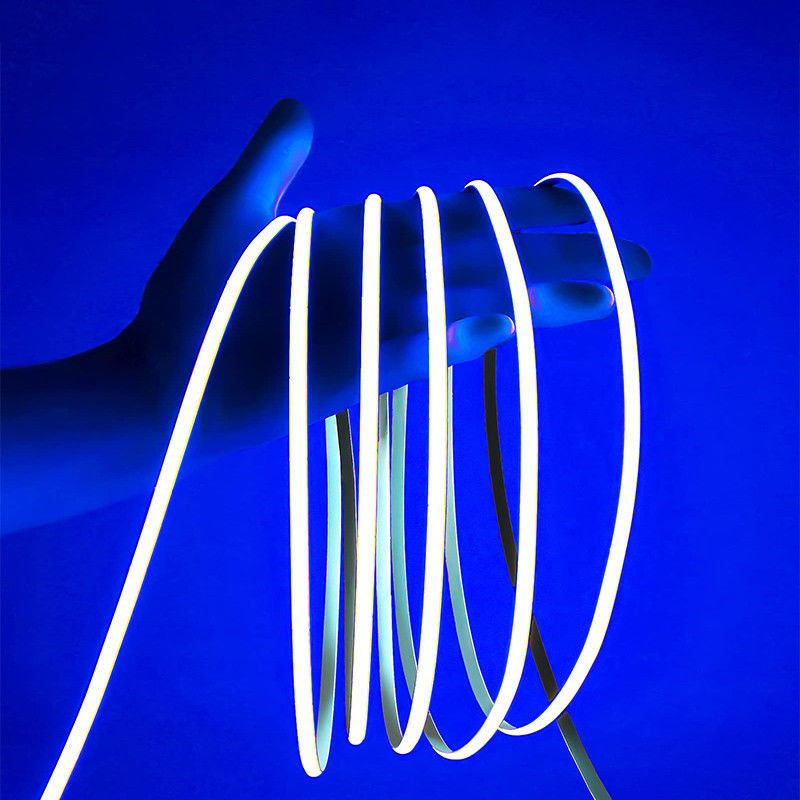 100lm/w DC 12V24V 8mm 320leds Blue Flexible COB Led Strip Light για ντουλάπι υπνοδωμάτιο φωτισμός κουζίνας διακόσμηση