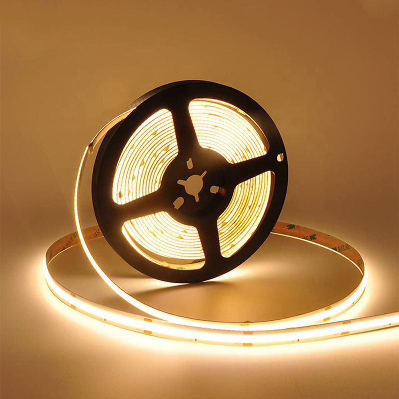 IP68 480Leds 3000K Warm Flexible COB Led Strip Light για κουζίνα καθιστικό δωμάτιο τηλεόραση φως πίσω ντουλάπι υψηλή φωτεινότητα