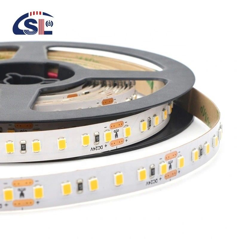 IP20 Προσαρμοσμένη λωρίδα φωτός LED 12v/24v 2700k 3000k 4000k 6500k 12000k 120 Beads SMD 2835