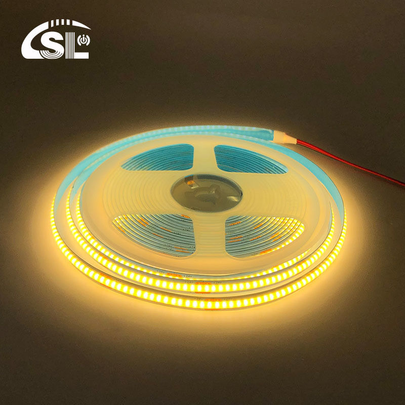 8mm πλάτος 12V 24V 3000K Warm COB Led Strip Light CE RoHs IP20 με 50000 ώρες διάρκεια ζωής