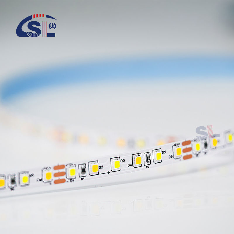 CCT 12V24V 8mm 120leds 3000K-6500K Ευέλικτο διχρωματικό ηλεκτροπίνακα SMD2835 LED Strip Light