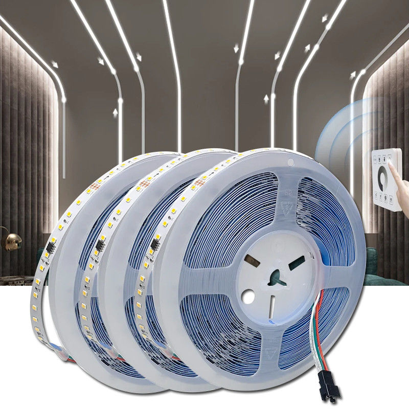 Φως LED με λωρίδα με ροή ρεύματος με βαθμολογία IP55 και βήμα κοπής 50 mm/κόψιμο