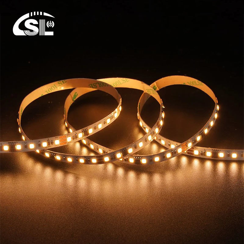 120LEDs 8mm 3000K Warm White Electroplate SMD2835 LED Strip Light για τάση εισόδου DC 24V