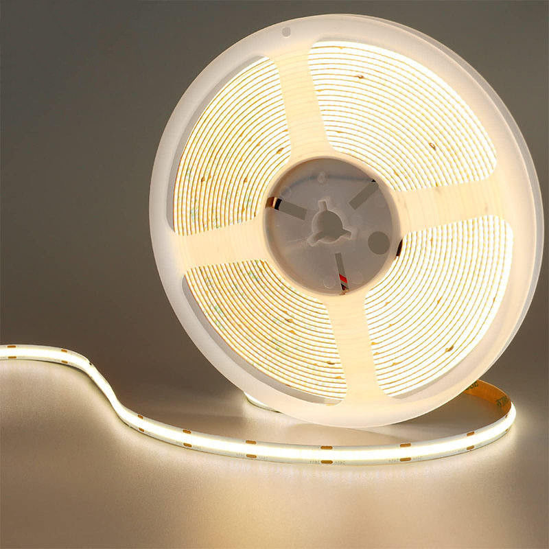 Ξενοδοχείο DC12V24V 8mm10mm 480Leds 3000K4000K6500K υψηλή φωτεινότητα ευέλικτο COB Led Strip Light για κουζίνα σαλόνι