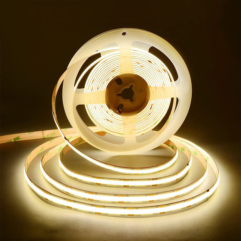 100lm/w Υψηλή φωτεινότητα IP20 8mm 480Leds COB Led Strip Light για κουζίνα σαλόνι