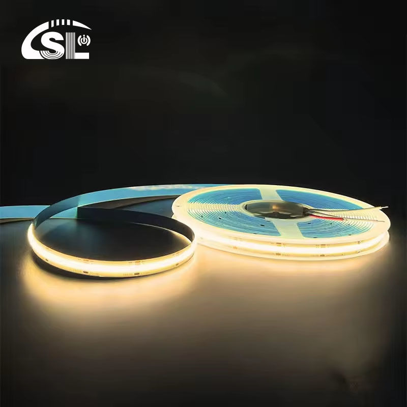 320Leds 3000K ζεστό ευέλικτο COB Led Strip Light για κουζίνα σαλόνι Ra90 ευέλικτο