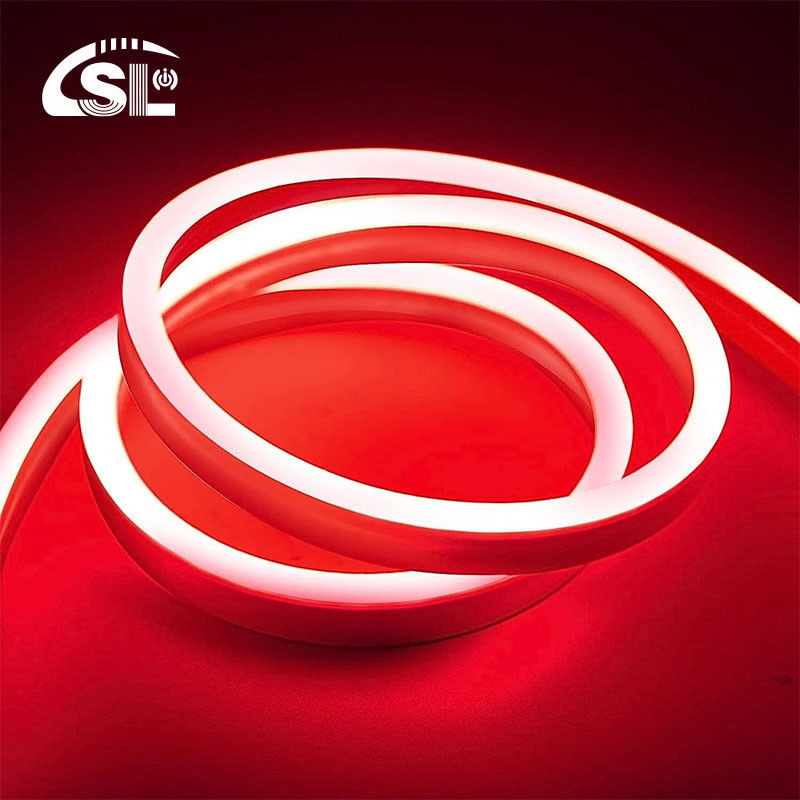 DC 12V κόκκινο LED Neon Flex με 50000 διάρκεια ζωής και εγκατάσταση κρεμασμένης τοποθέτησης