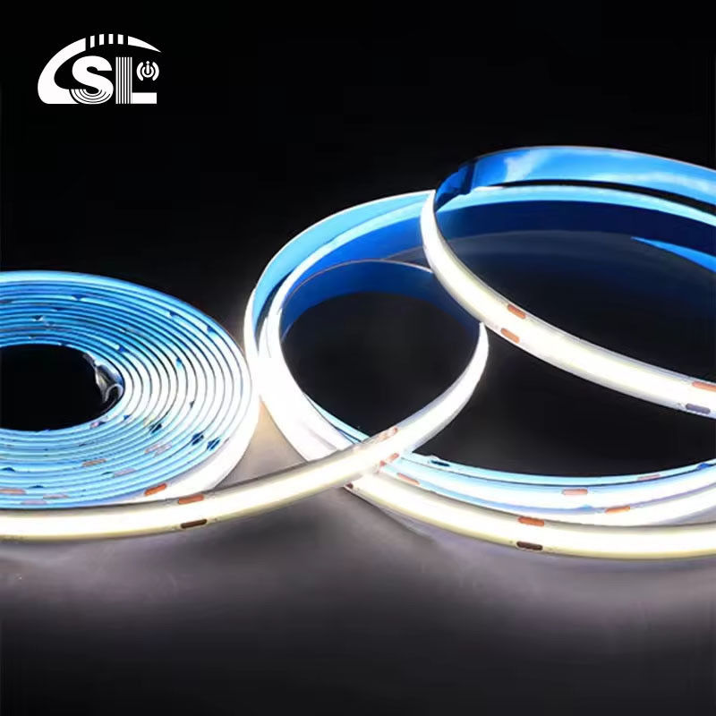 Υψηλή φωτεινότητα COB Led Strip Light IP20 Ra90 8mm/10mm 12V24V 320Leds 3000K4000K6500K για καθιστικό