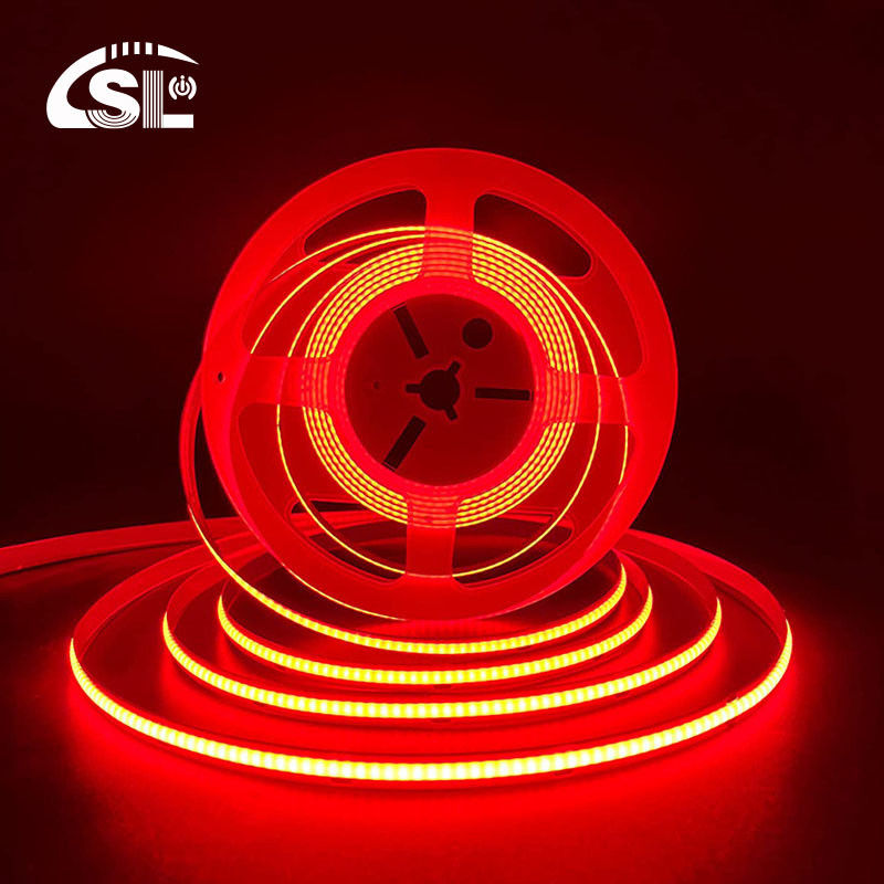 Πλαστικό υλικό COB Led Strip Light με υψηλή φωτεινότητα και θερμοκρασία λειτουργίας -20 50C