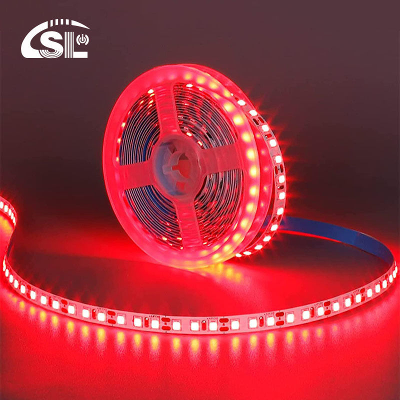 Μακρύς 12V 8mm 120leds Κόκκινος πίνακας κοπής SMD2835 LED Strip Light για εμπορικό φωτισμό