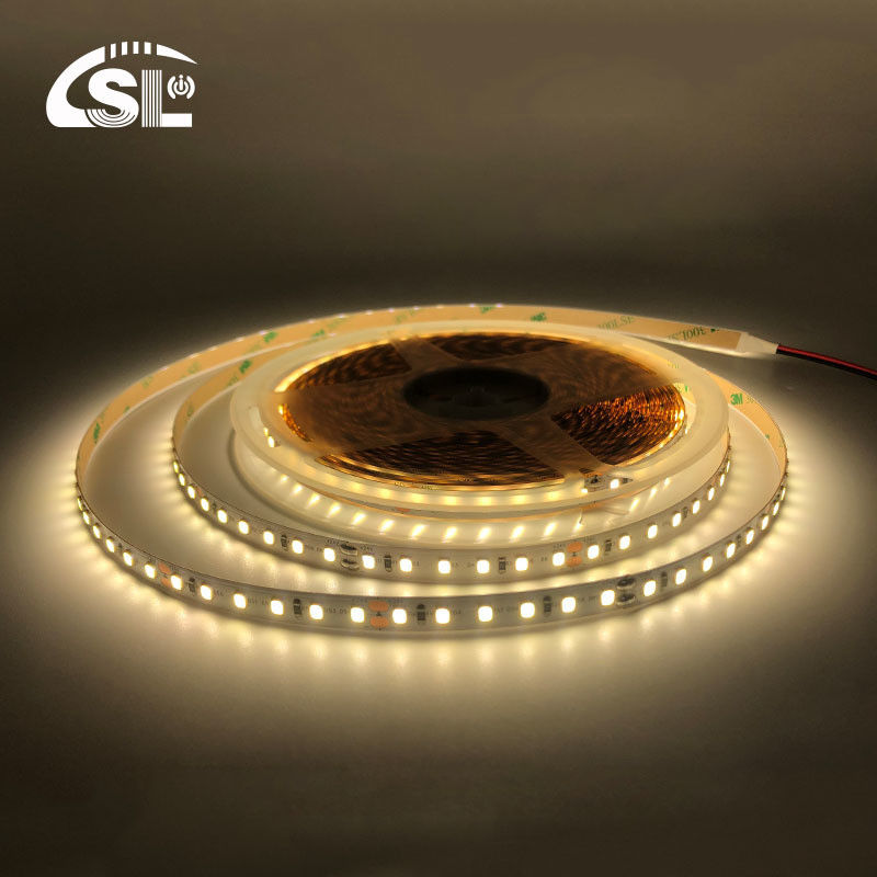 SMD 2835 Μεγάλη φωτεινότητα 12V24V 120leds 8mm 4000K Ψυχρό λευκό ευέλικτο φως LED