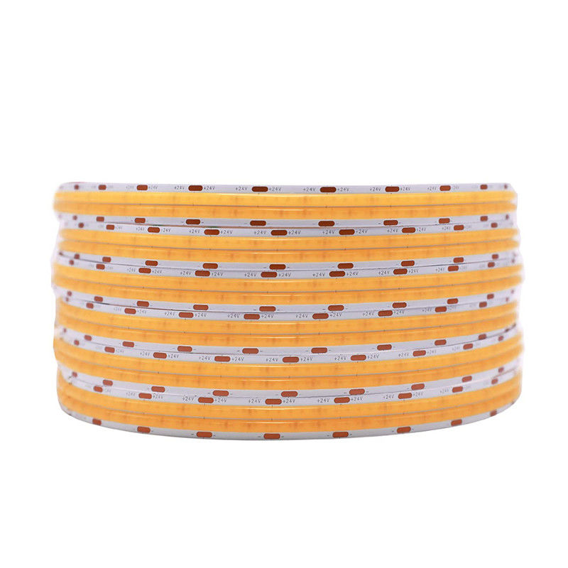 2- DC12V24V 8mm 320Leds 3000K Warm COB Led Strip Light για το ντουλάπι φωτισμός κρεβατοκάμαρας διακόσμηση κουζίνας