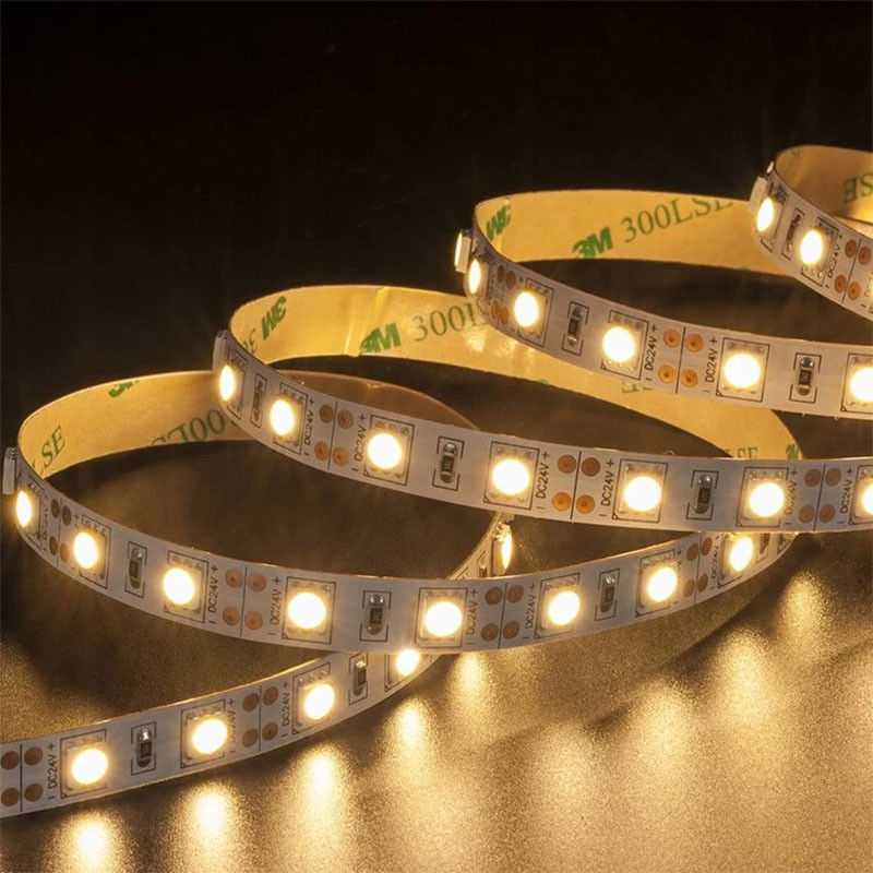 Ελαφρύ εξωτερικό κάλυμμα από σιλικόνη Smart Light-Smd2835 24V Led Strip Light 10M 12 Volt Chasing