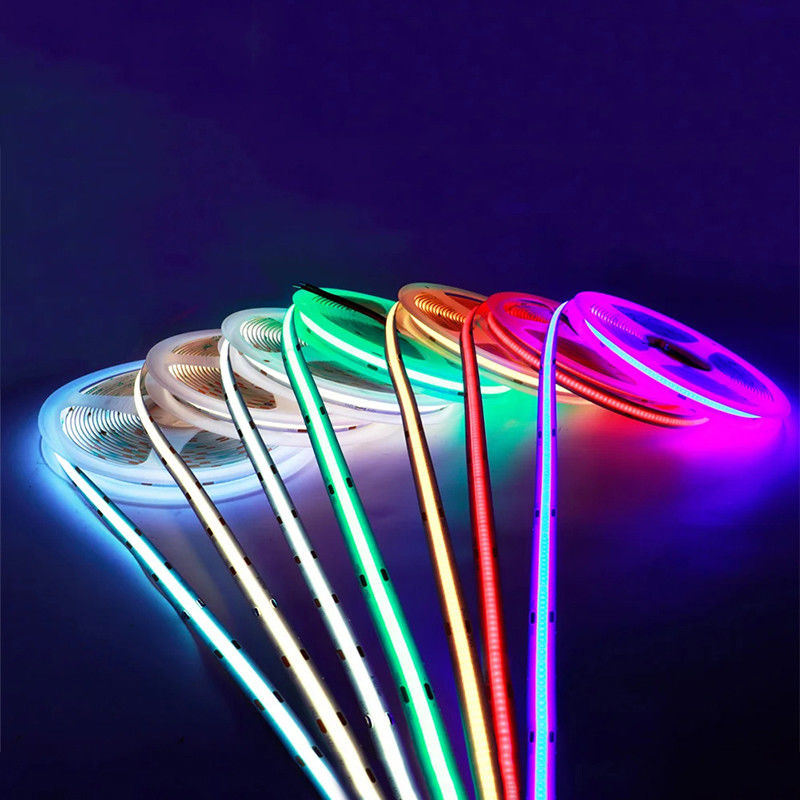 Ευέλικτο COB Led Strip Light 8mm10mm 12V24V 320Leds Κόκκινο Χρυσό Κίτρινο Πάγο Μπλε Μπλε Πράσινο Πορφυρό για το υπνοδωμάτιο