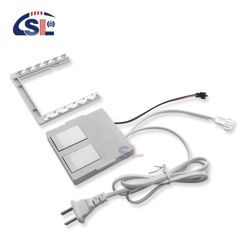 110V 240VAC Δύο πλήκτρα Μπάνιο LED φωτισμός Μοναδικό / Τρία χρώματα On / Off Dimmer Touch Sensor Switch